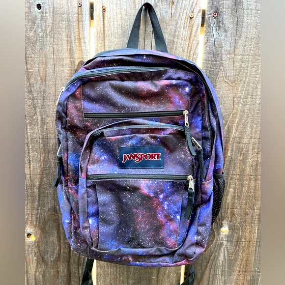 Jansport Bags Jansport Big Student Purple Galaxy Backpack Poshmark